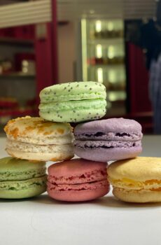 Macarons et tuiles